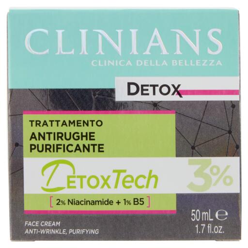 Crema antirughe detox 50ml Clinians