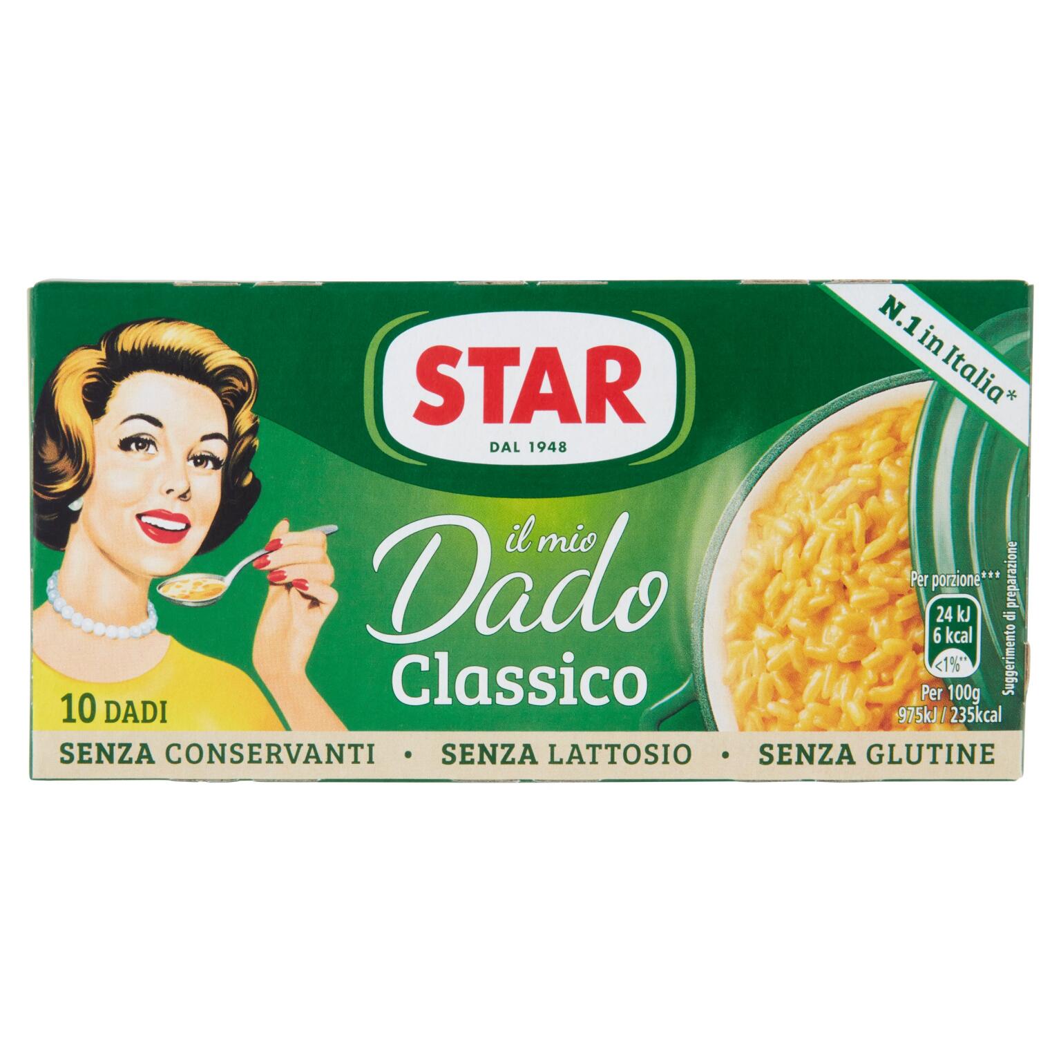 Dado Classico 10 cubi 100g Star