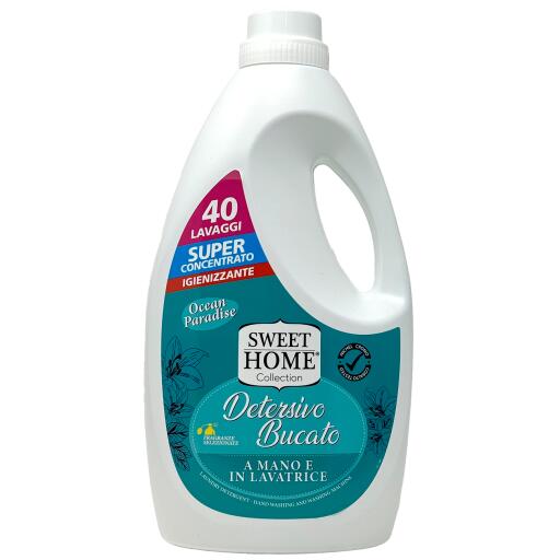 Detersivo per bucato da 2l 40 lavaggi ocean Paradise Sweet home
