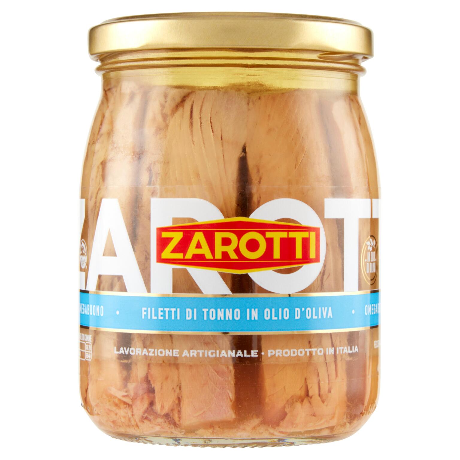 Filetti di tonno all'olio di oliva 520g Zarotti
