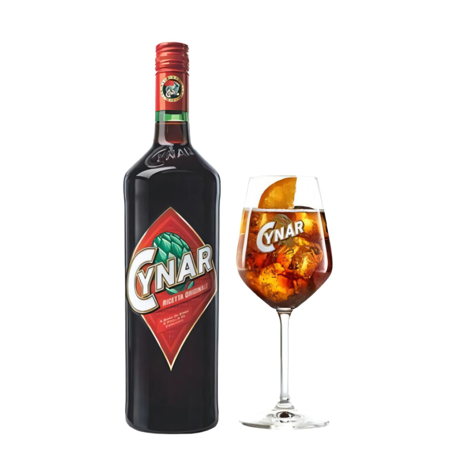 Cynar Amaro 70cl con Bicchiere