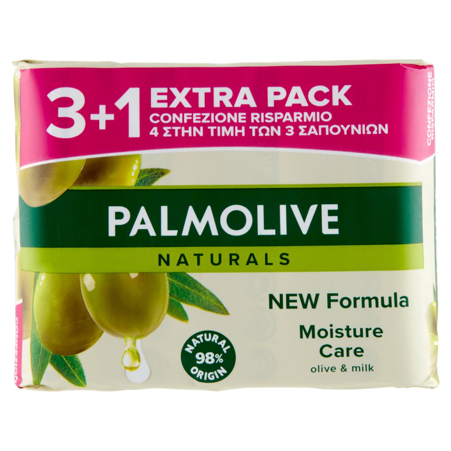 Saponetta Palmolive con oliva 4x90g