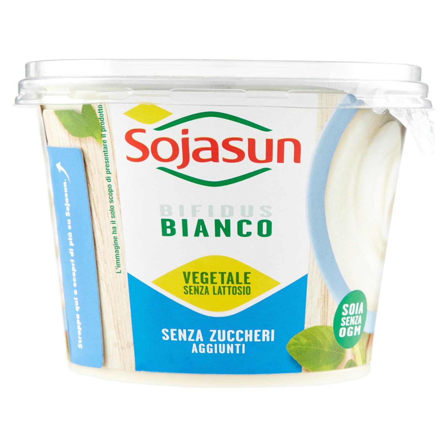Sojasun bifidus bianco con calcio senza zucchero 250g