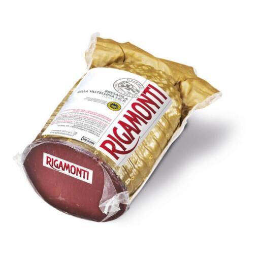 Bresaola della Valtellina Igp "etichetta oro" 1/2 sottovuoto Rigamonti