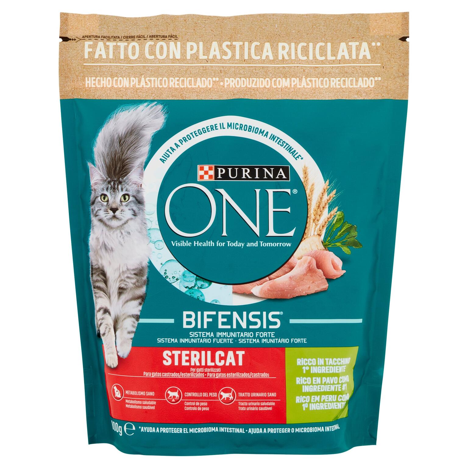 Purina One Sterilcat 800g Tacchino e Frumento