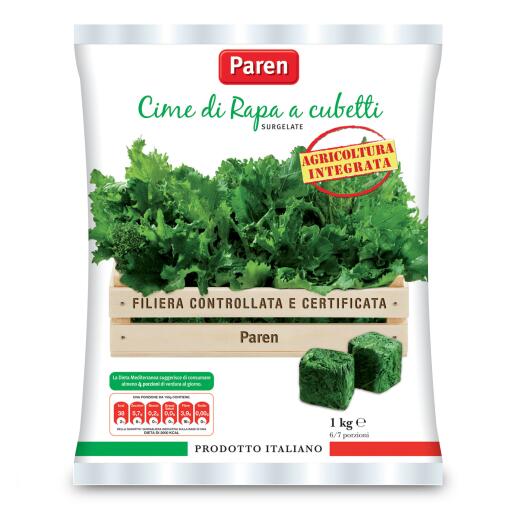 Cime di Rapa a cubetti 1Kg Paren