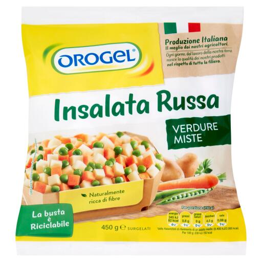 Verdure per Insalata Russa 450g Orogel