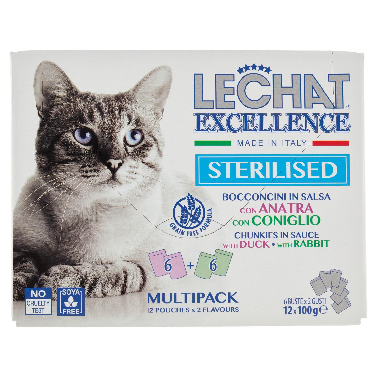 Mix Excellent Anatra/Coniglio 1,2Kg LeChat