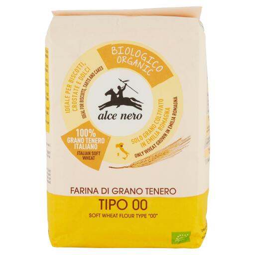 Farina di grano tenero tipo OO BIO 1Kg Alce Nero