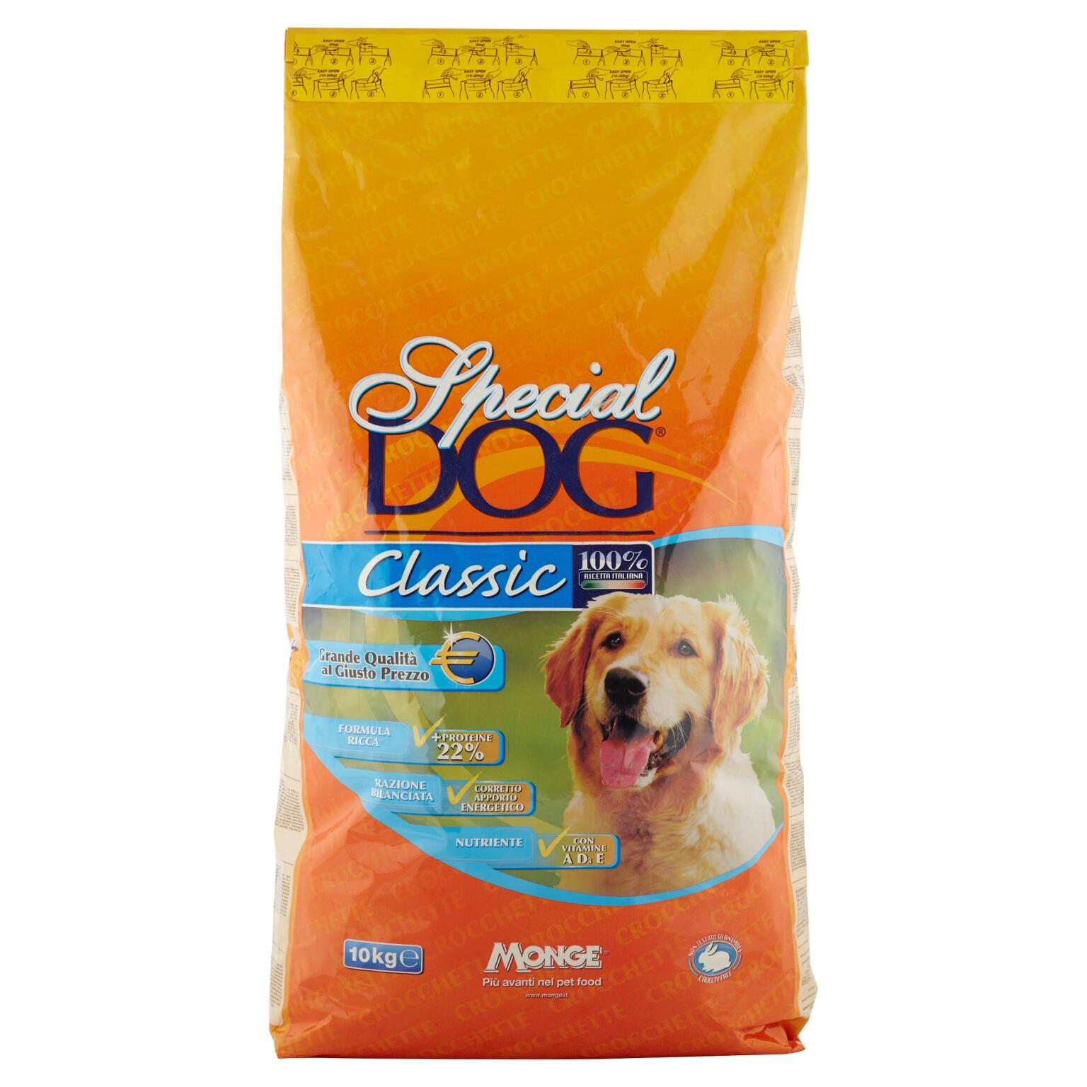 Crocchette Classic con pollo 10kg Special Dog
