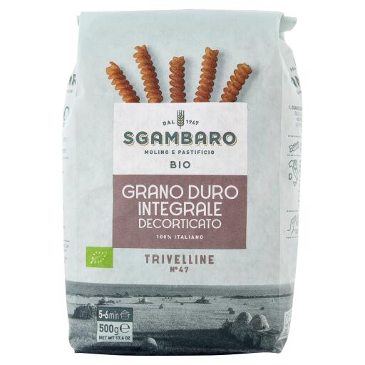 Pasta trivelline integrale BIO 500g Sgambaro