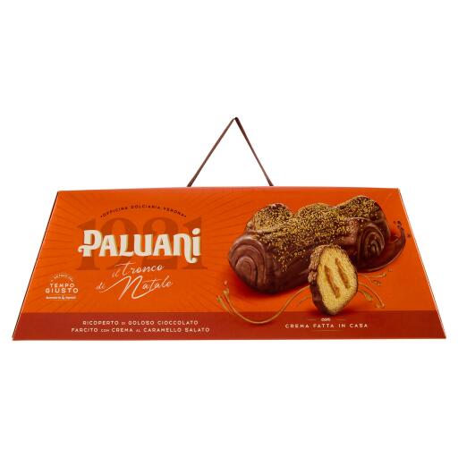 Tronco di Natale farcito con crema al Caramello 750g Paluani