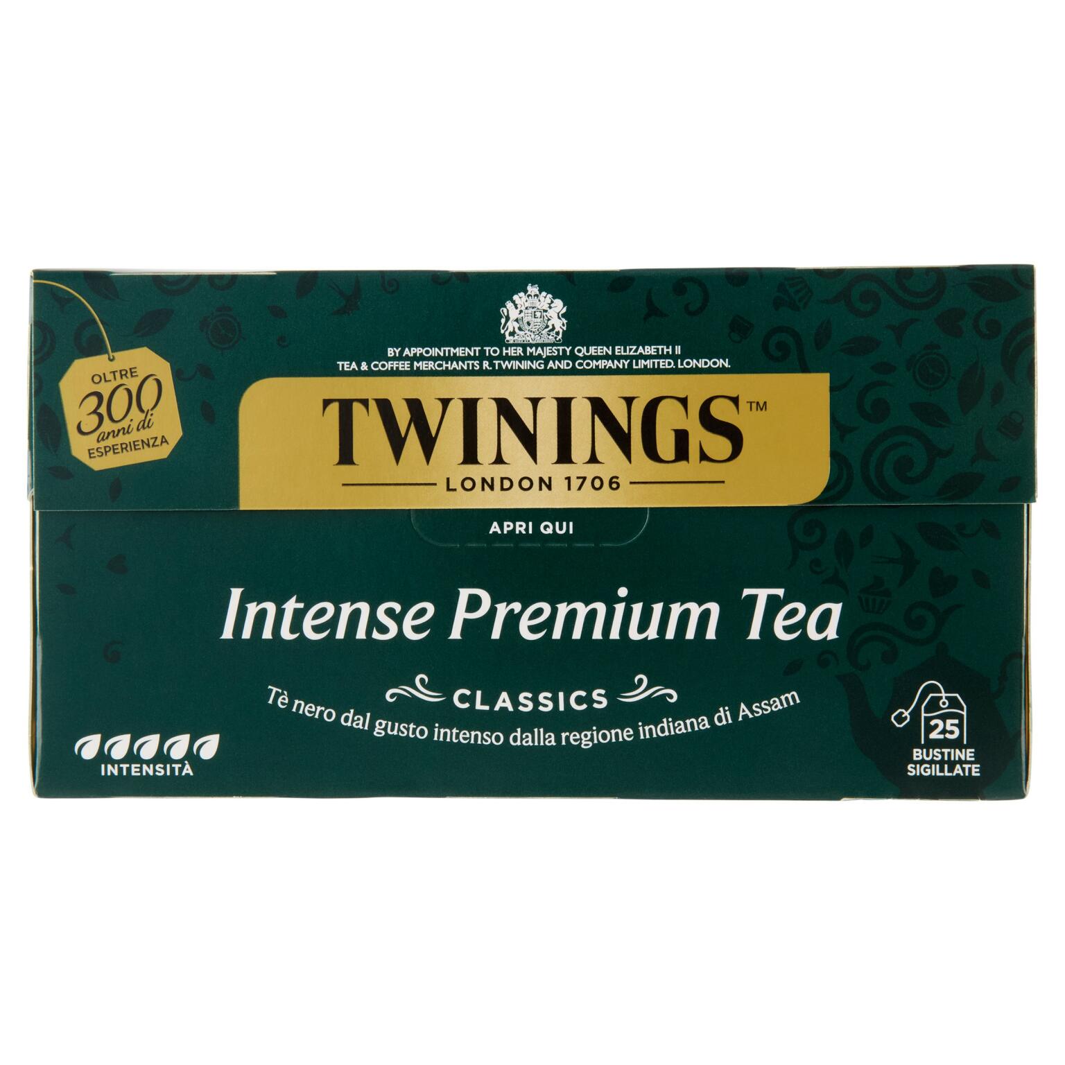 Twinings tè intense premium classico 25 filtri