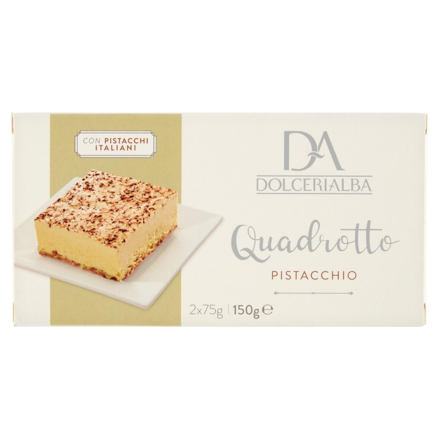 Quadrotto semifreddo al pistacchio 150g Dolceria Alba
