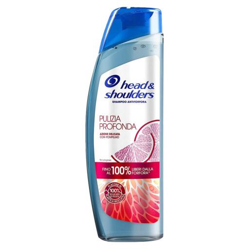 Shampoo Head & Shoulders pulizia profonda azione delicata con pompelmo da 250ml