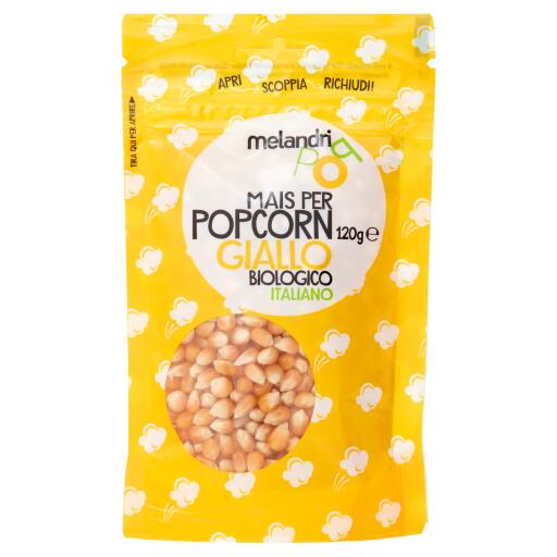 Mais per pop corn Giallo Bio 120g
