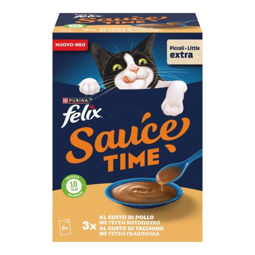 Felix extra sauce pollo e tacchino 6x40g