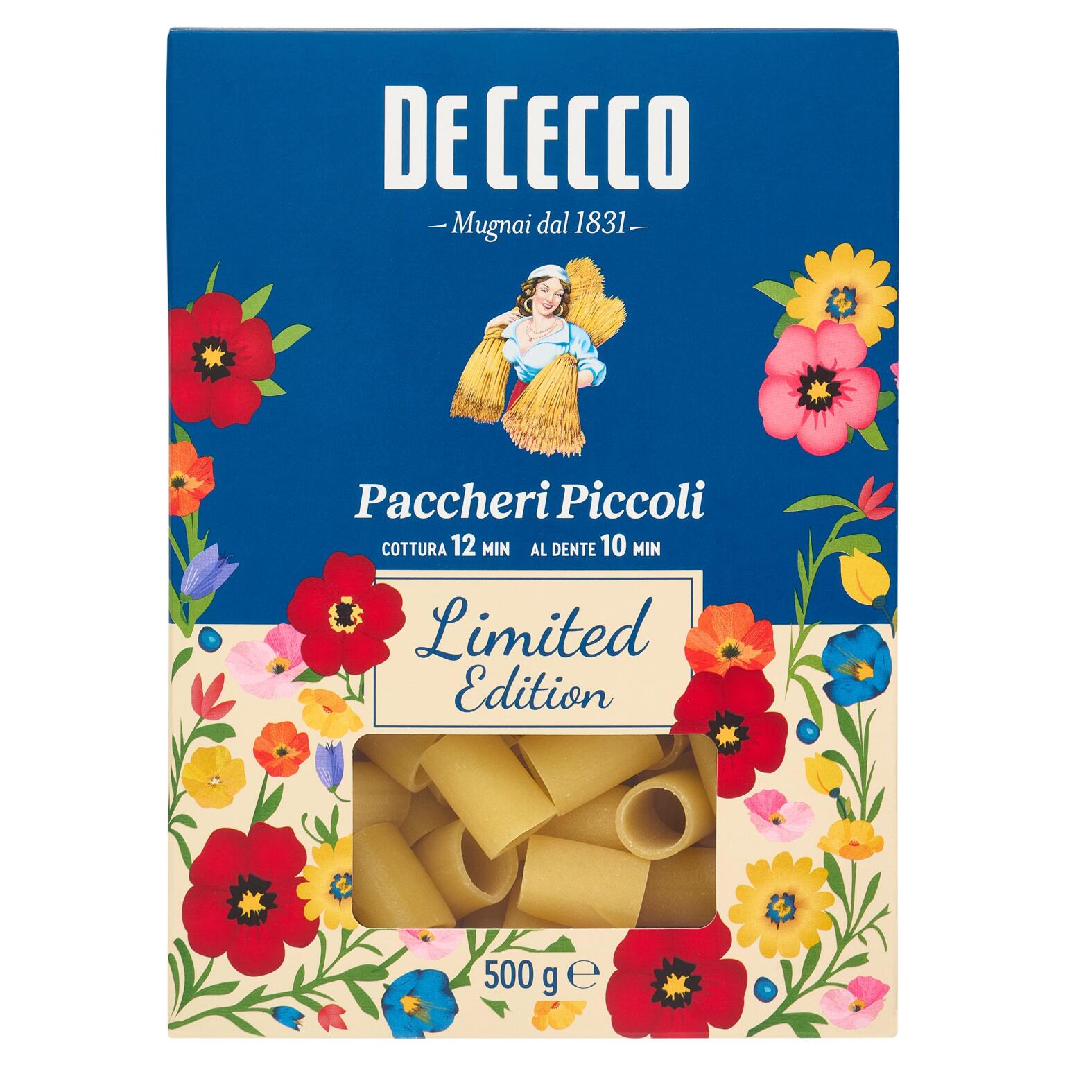 Paccheri piccoli 500g Flower edition De Cecco