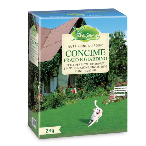 Concime granulare prato e giardino 2Kg Vitasana