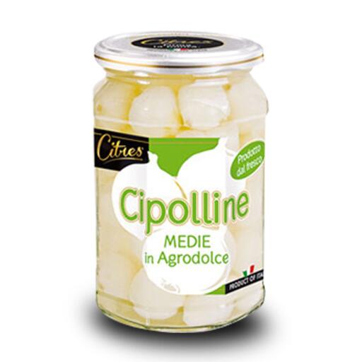 Cipolle medie 21/23 in agrodolce 290g Citres