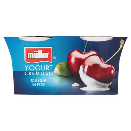 Yogurt ciliegia a pezzi 125gx2 Muller