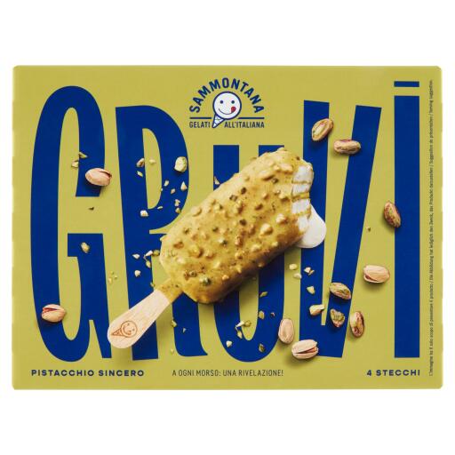 Stecco gruvi al pistacchio 4 pezzi 240g Sammontana