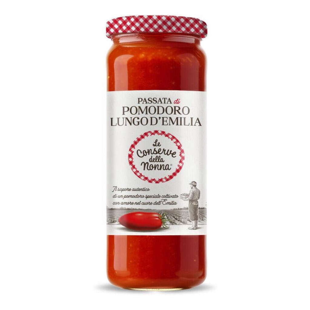 Passata di pomodoro lungo d'Emilia da 420g Le conserve della nonna