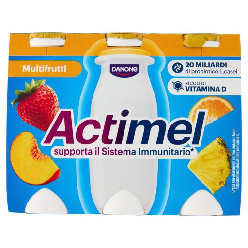 Actimel gusto multifrutta 6x100g Danone