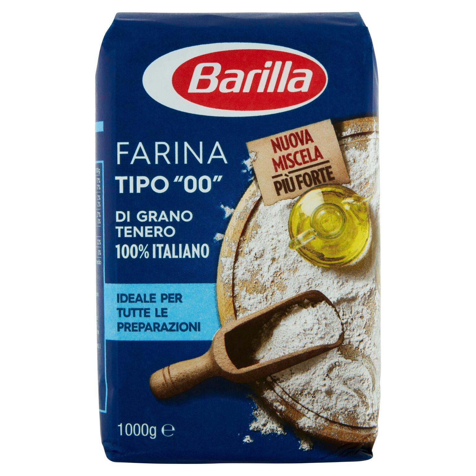 Farina di grano tenero tipo "00" 1Kg Barilla
