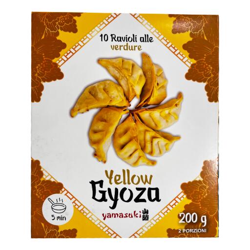 Gyoza surgelati alle verdure piastrati 200 gr da 10 ravioli