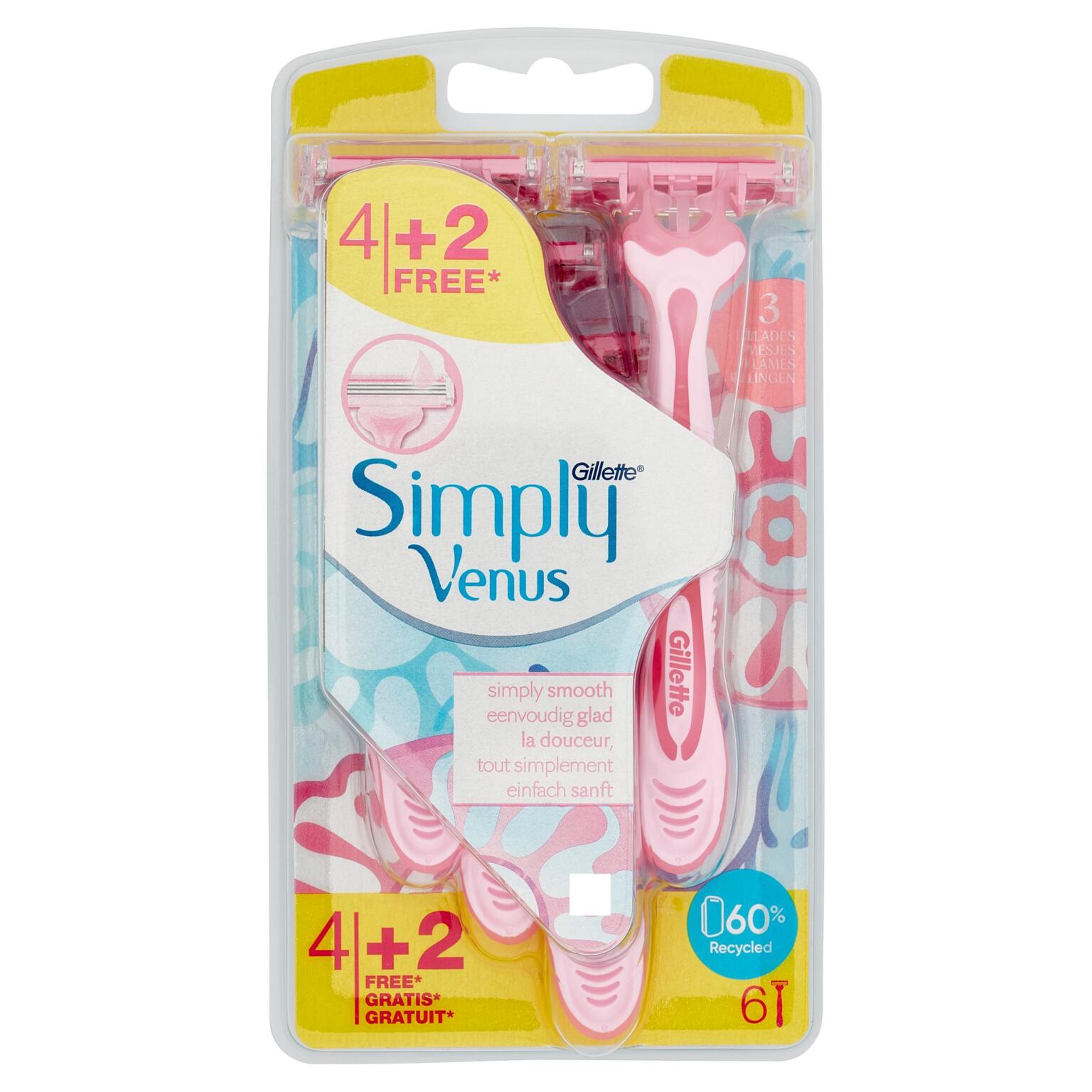 Rasoio simply venus 3 4+2
