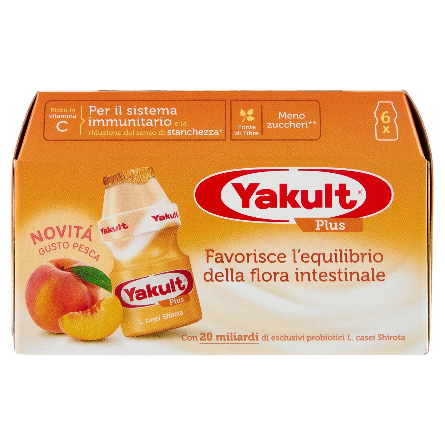 Yakult plus 6x65ml senza glutine