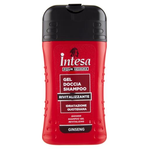 Gel doccia shampoo rivitalizzante ginseng 250ml Intesa