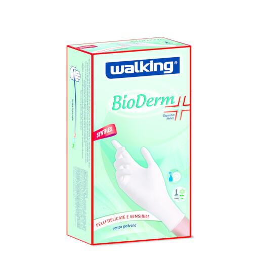 Guanti walking Bioderm monouso da 100pz taglia "L"