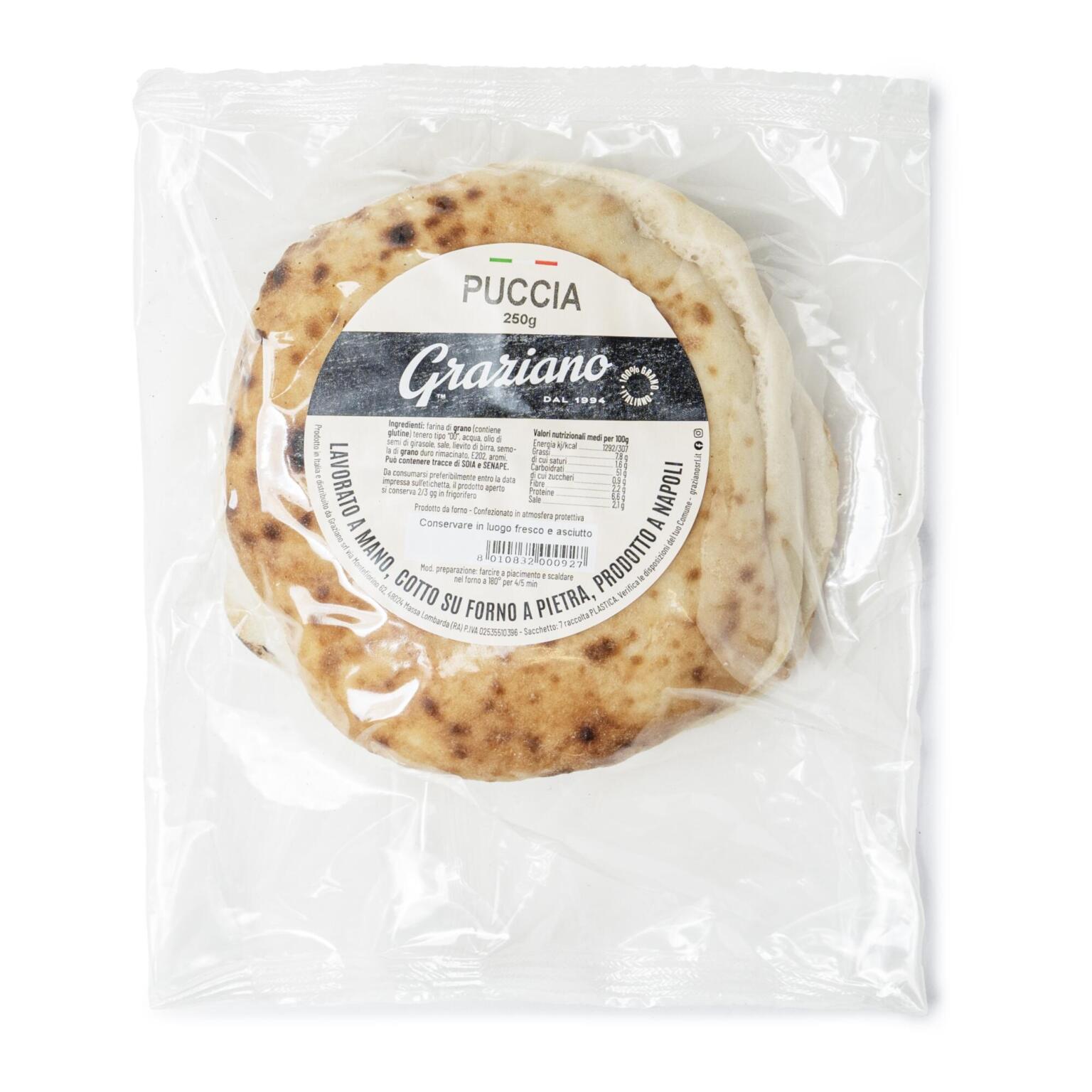 Puccia 250g in confezione da 2pz Graziano