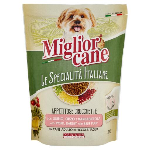 Migliorcane mini croccantini da 800g suino e orzo