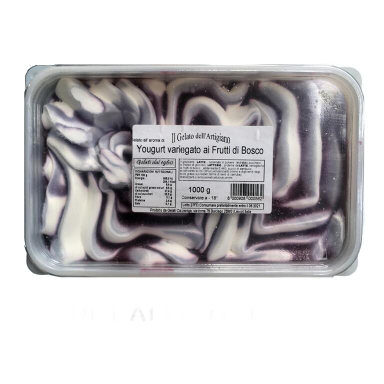 Vaschetta yogurt variegato ai frutti di bosco 1kg