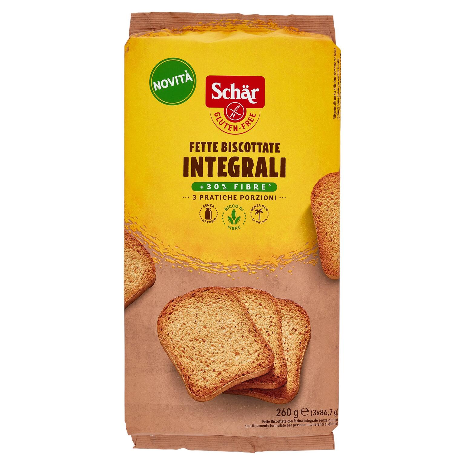 Fette Biscottate integrali 260g S\Glutine Dr Schar