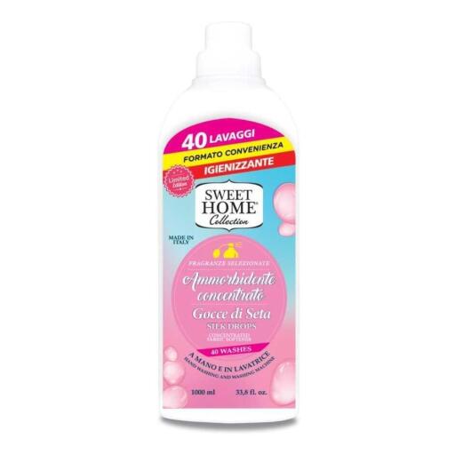 Ammorbidente Sweet Home Gocce di seta da 1l 40lav.