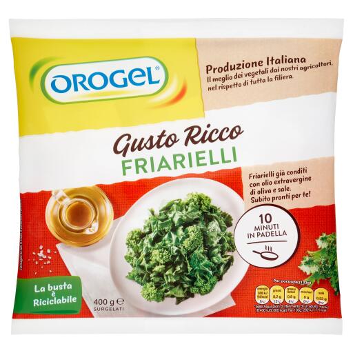 Friarielli gusto ricco 400g Orogel