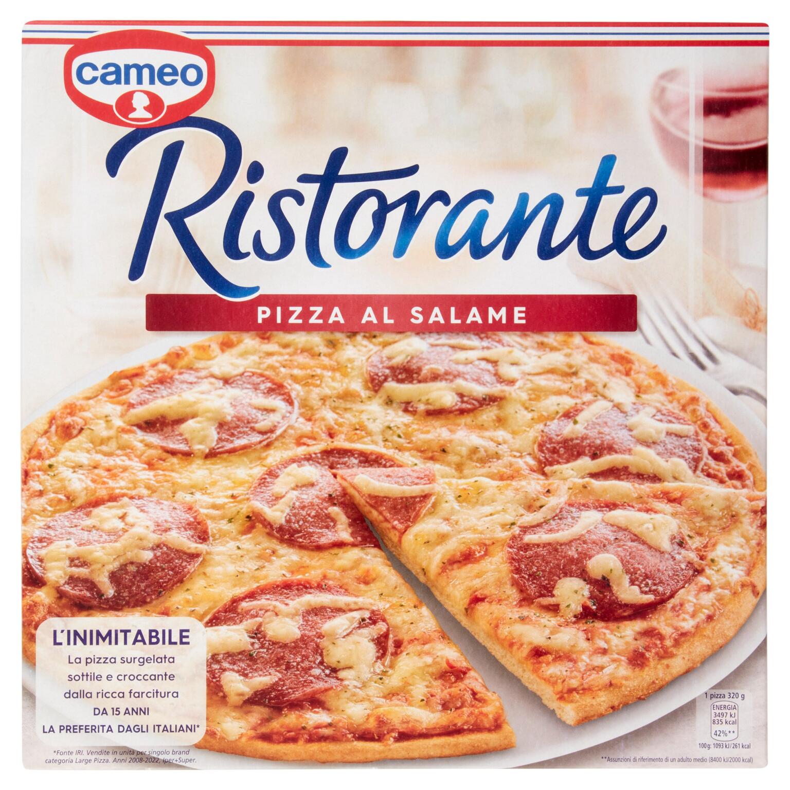 Pizza ristorante salame 320g