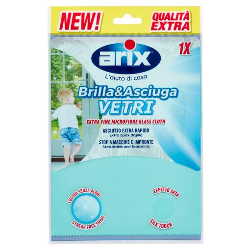 Panno brilla & asciuga vetri Arix