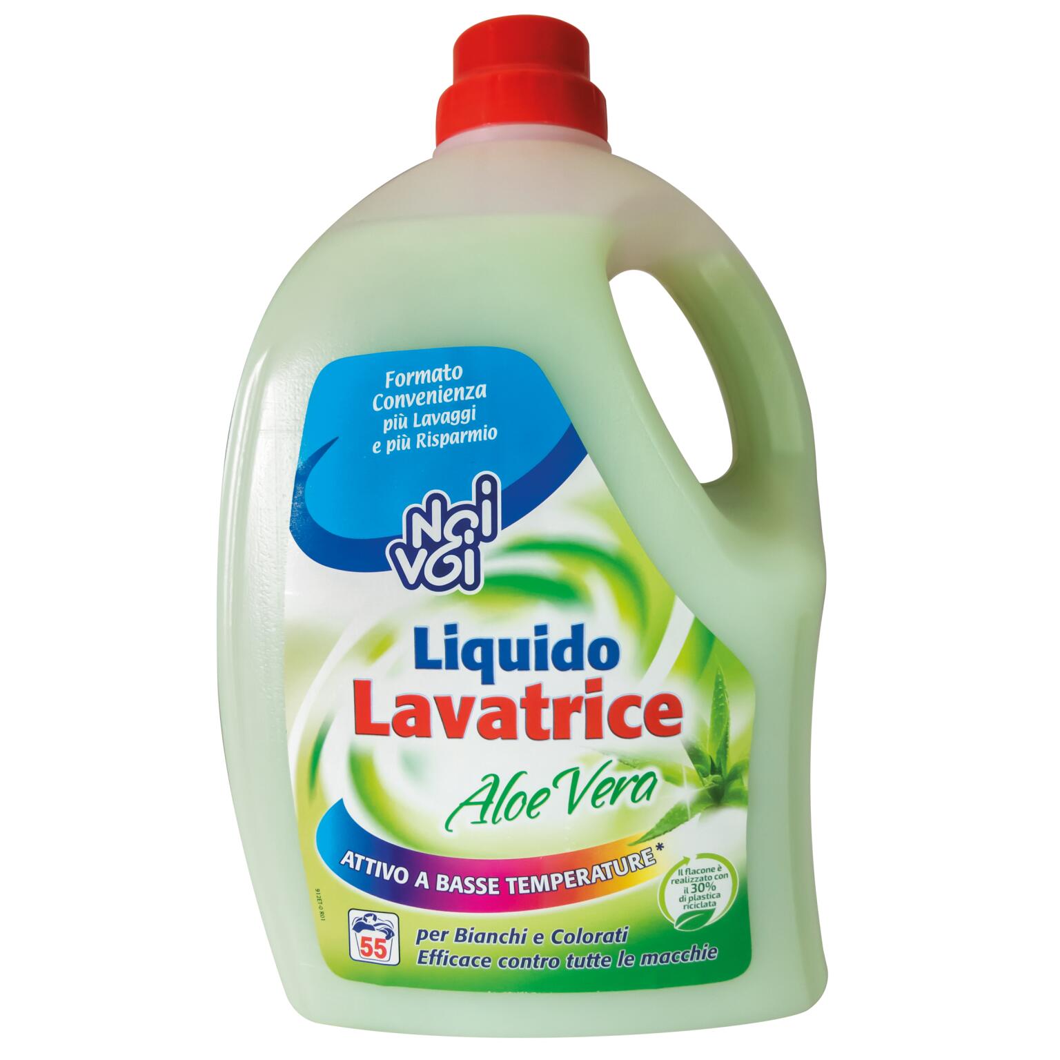 Liquido lavatrice 55 lavaggi 3,96L Aloe vera