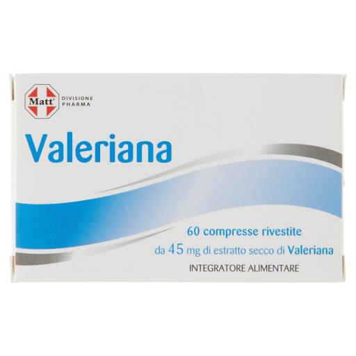 Integratore valeriana 60 compresse 8,28g Matt
