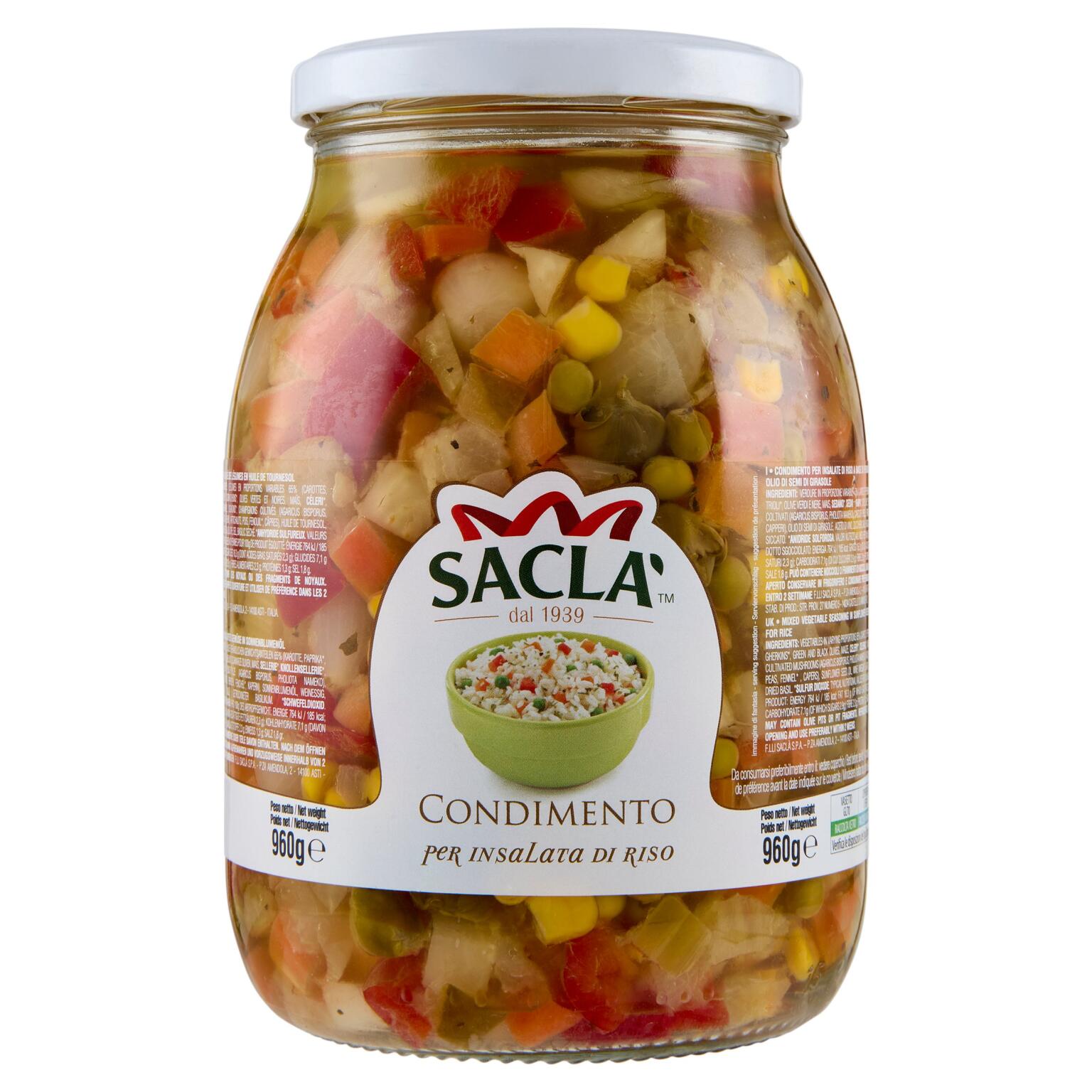 Insalata per Riso in olio di Semi 1kg Sacla