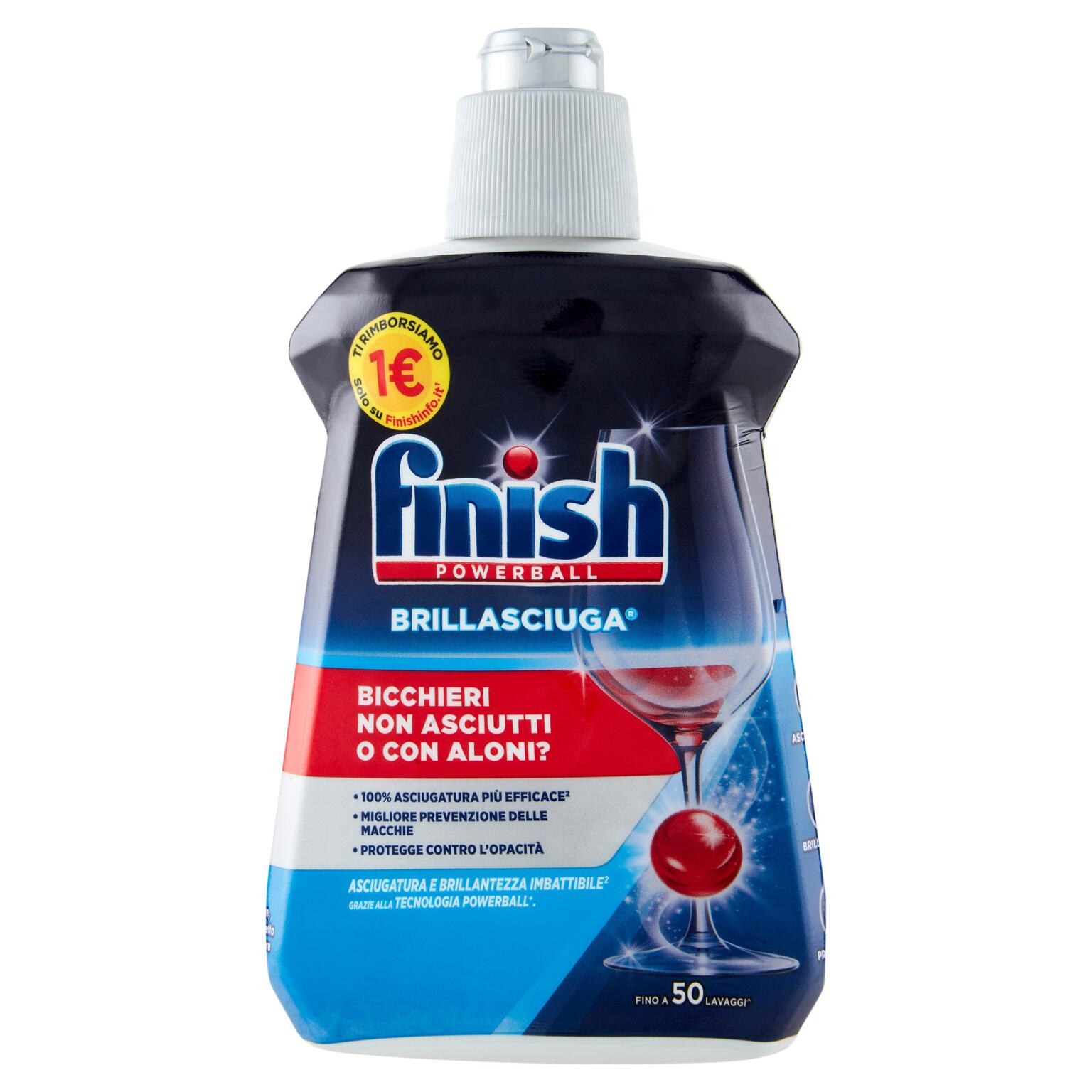 Brillantante per lavastoviglie regular 250ml Finish