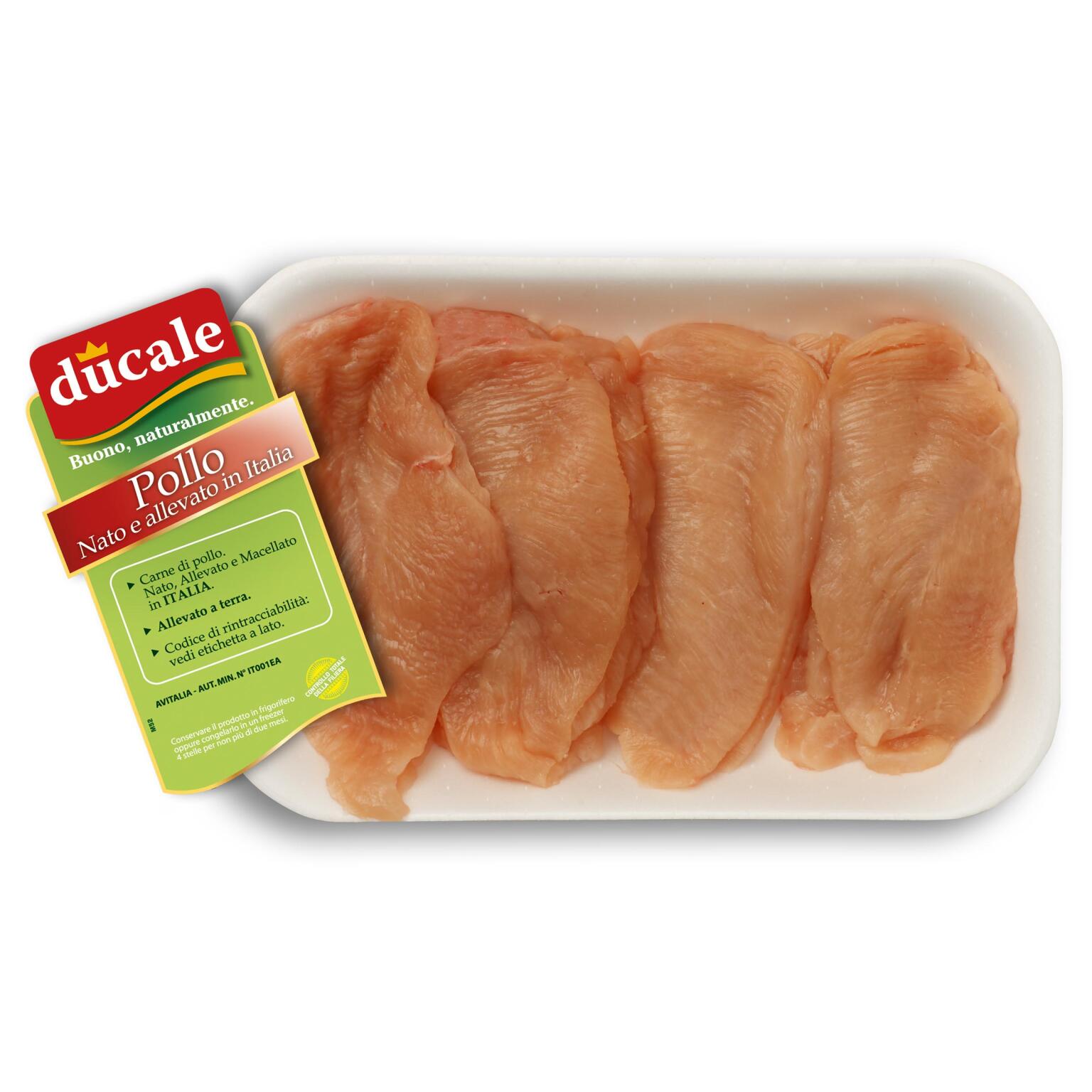Petto di pollo a fette confezione famiglia Ducale