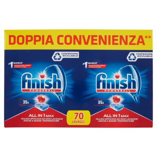 Finish tabs all in one da 35+35pz