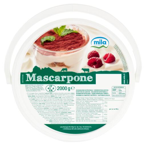 Mascarpone 2kg Mila
