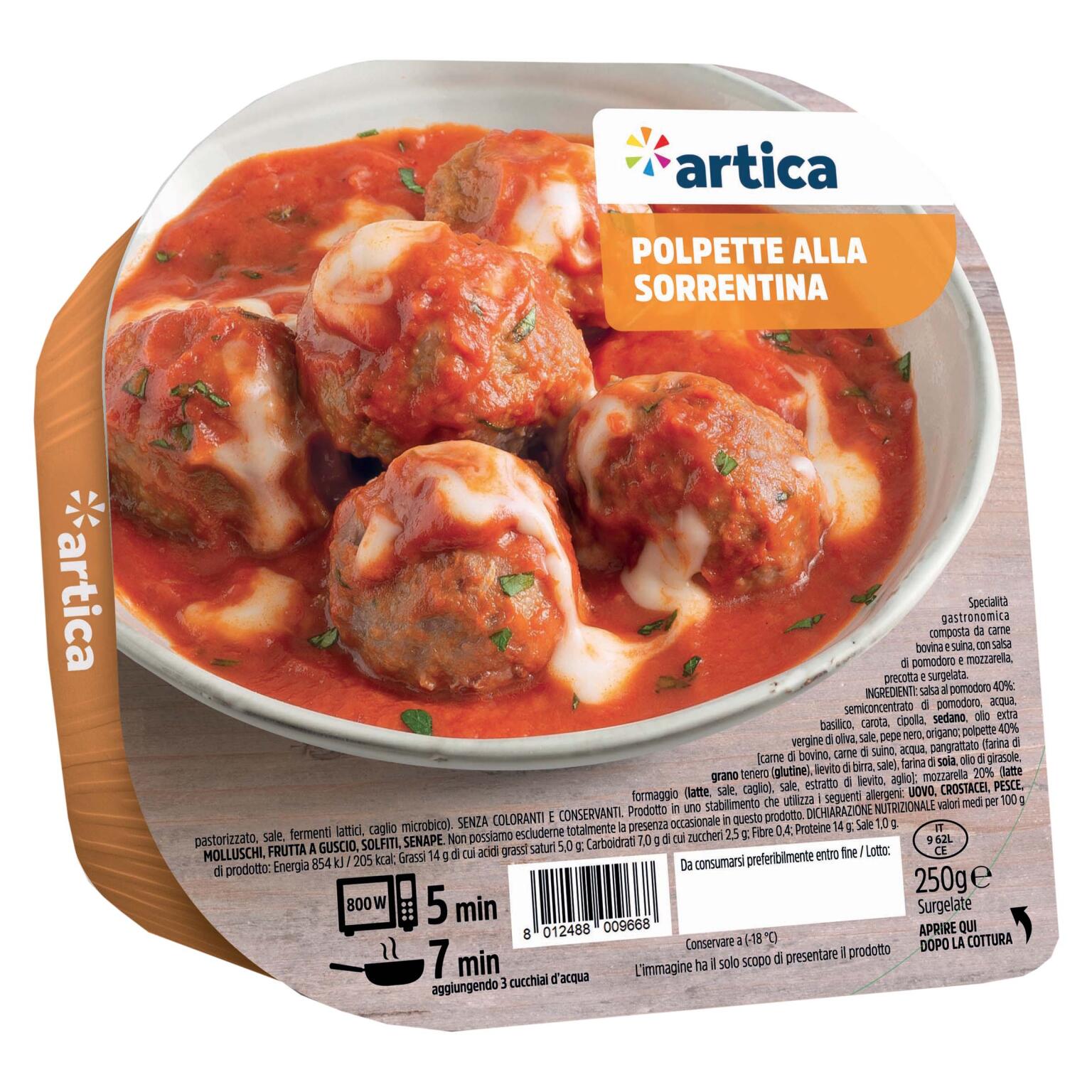 Polpette alla sorrentina 250g Artica